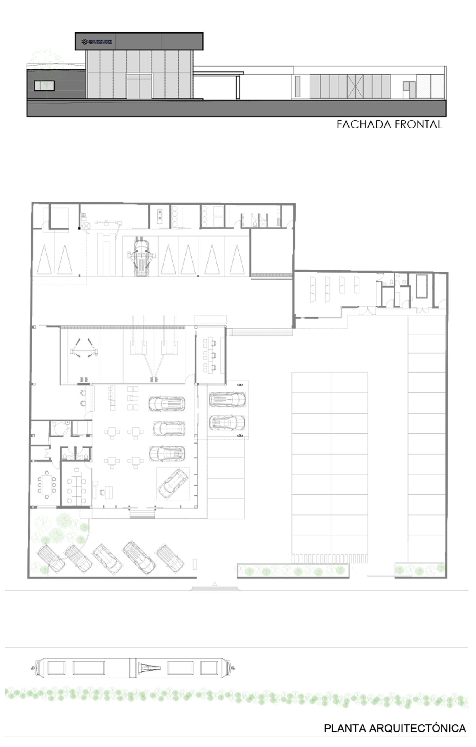 szk store cuenca miranda arquitectura plantas