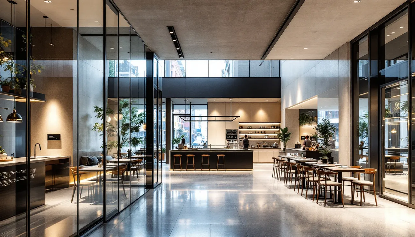 Diseño interior en arquitectura comercial que mejora la experiencia del cliente en tiendas y restaurantes.